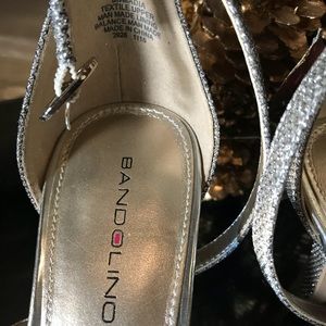 bandolino madia glitter fabric sandals